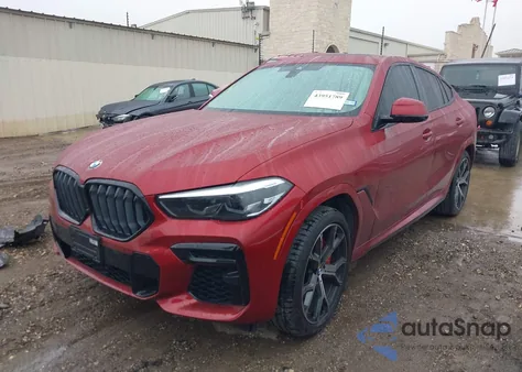2022 BMW X6 xDrive40I z USA, uszkodzony, nr VIN 5UXCY6C08N9M30719